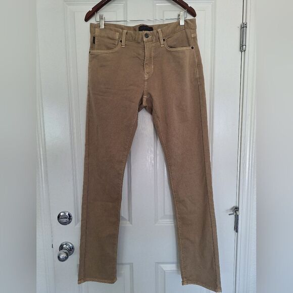 John Varvatos USA  Bowery Tan Khaki Pants  Size 31 - Picture 1 of 10